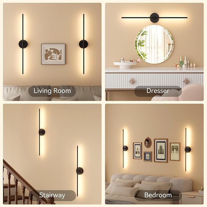 Ouyulong Battery Operated Wall Sconces Set of 2, 8000mAh Wireless Rechargeable - Image 7