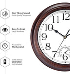 KECYET 8.5 Inch Outdoor Wall Clock - Image 9