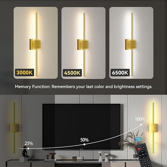 Torchlet Battery Operated Wall Sconces Set of 2 - Image 6