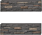 Faux Stone Wall Panels 1-Pack PU Stone Veneer Siding, Mortarless 46.25x12.88 - Image 4