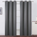 LEMOMO Grey Thermal Blackout Curtains/38 x 84 Inch/Set of 2 Panels Room by Lemomo