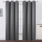 LEMOMO Grey Thermal Blackout Curtains/38 x 84 Inch/Set of 2 Panels Room by Lemomo