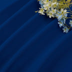 CUCRAF Royal Blue Blackout Curtains 45 inch Length 2 Panels Set, Rod Pocket - Image 6