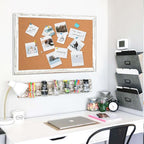 DOLLAR BOSS White Cork Board for Wall - Image 9