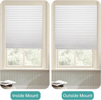 Changshade 12 Pack Temporary Shades, Pleated Paper Blinds - Image 7