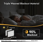 MIULEE Blackout Curtains for Bedroom Living Room 2 Panels, Thermal Insulated - Image 2
