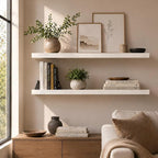 Floating Shelves 72 Inch Long 8" Deep Set of 2, Heavy Duty Wood Wall Mounted - Image 6