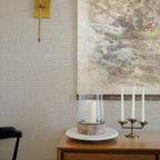 Tempaper x Jeremiah Brent Textured Faux Grasscloth Primitivo Removable Peel and - Image 10