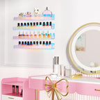 upsimples Acrylic Shelves for Wall Decor, Nail Polish, Wall Organizer for - Image 7