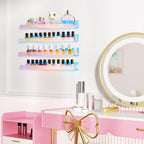 upsimples Acrylic Shelves for Wall Decor, Nail Polish, Wall Organizer for - Image 7