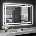 LOAAO 40X32 LED Bathroom Mirror by LOAAO