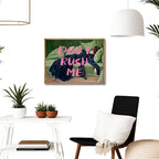 Vintage Eclectic Aesthetic Wall Art Print Don't Rush Me Altered Art Portrait - Image 5