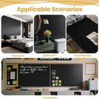 Black Silk Wallpaper Peel and Stick Embossed Self Adhesive Contact Paper 15.7" - Image 5