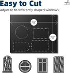 NIGHTON Portable Blackout Curtains 79"×70", Strong Hook and Loop Tape Strips - Image 5
