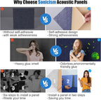 Sonicism 22 Pack X-Lined Acoustic Panels - Image 3