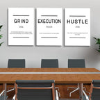 Framed Canvas Wall Art Success Quote - Image 2