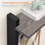 Homode Wall Hooks With Shelf, 24 Inch Coat Rack Wall Mount - Image 5