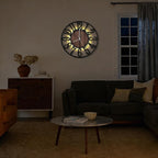 20'' Silent Wall Clock with Adjustable Night Light, Glow in The Dark Decorative - Image 7