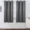 LEMOMO Frost Grey Blackout Curtains 34 x 63 Inch Length/Set of 2 Curtain by Lemomo