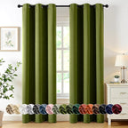 MIULEE Blackout Curtains for Bedroom Living Room 2 Panels, Thermal Insulated by MIULEE