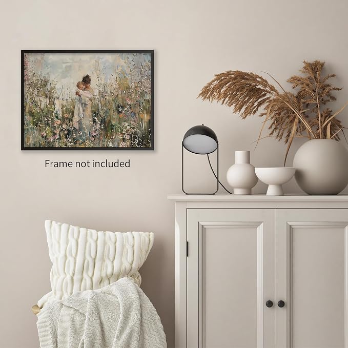 rumlud Country Flower Poster Vintage Nature Botanical Floral Wall Art Antique - Image 3