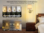 GOODATE Plug in Wall Sconces - Image 2