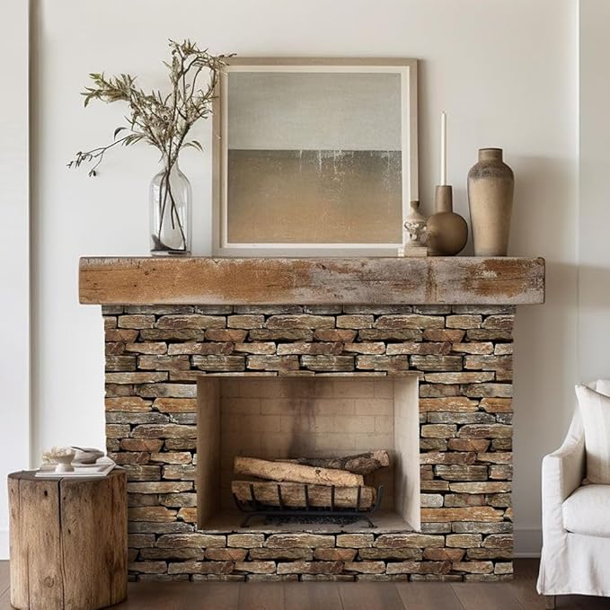 Commomy 3D Faux Stone Peel and Stick Wall Tiles - Image 2