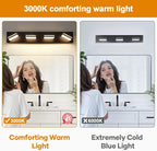 Torondo 360° Rotate LED Bathroom Vanity Light Fixtures, 1600LM Acrylic Matte - Image 3