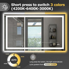 Hivone 55X30 LED Bathroom Mirror - Image 4