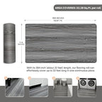 Wood Grain Peel and Stick Floor Tiles – 11.8” Width, Full Roll Length of 394" – - Image 3