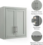 Crosley Furniture Savannah Wall Mounted Bathroom Storage Medicine Cabinet - Image 7