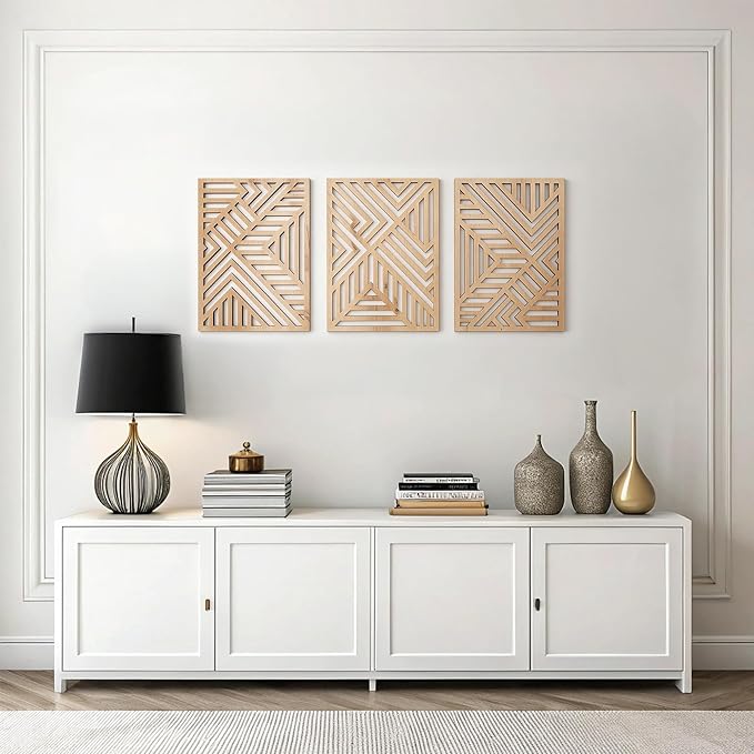 qmmp Modern Wooden Wall Sculptures by qmmp