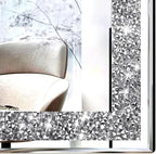 2 Piece Wall Mirrors, Crush Diamond Mirrors Decor - Image 2