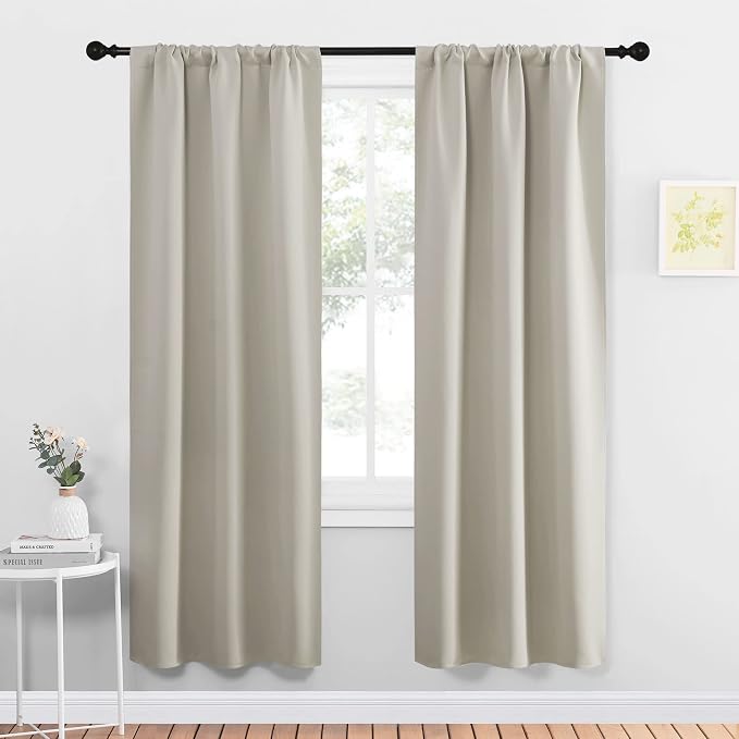 NICETOWN Blackout Curtains for Living Curtains, Room Darkening Window Curtain by NICETOWN