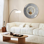 Ergocar Silent Modern Metal Wall Clock - Image 2