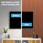 Art3d WPC Slat Wall Panels, Living Room - Image 4
