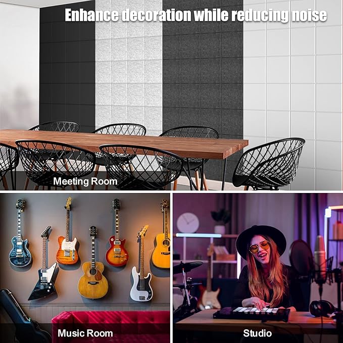 Sonicism 8 Pack Acoustic Wall Panels - Image 6