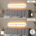 KELUOLY Modern Plug in Long Wall Sconce, 39.3" White Matte LED Wall Lights - Image 4