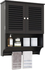 ChooChoo Bathroom Wall Cabinet, Medicine Cabinet, 2 Doors Over The Toilet Space by ChooChoo