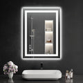 24"x32" LED Bathroom Mirror by WISSMILESHOME