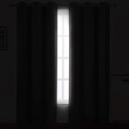 LEMOMO Grey Thermal Blackout Curtains/38 x 84 Inch/Set of 2 Panels Room - Image 3