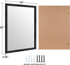 Ruomeng Rectangular Wall Mirror 20" x 28" - Image 7