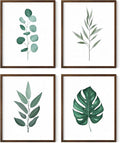 HAUS AND HUES Green Plant Art Print Set of 4-16x20 by HausandHuesArtPrints