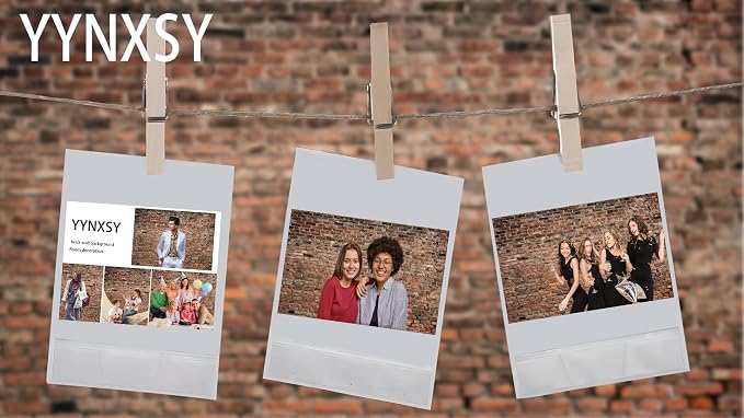 YYNXSY 8X6FT Brown Brick Wall Background Primary Color Brick Background Large - Image 5