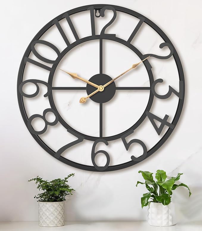 Pytha Sight 20 Inch Large Oversized Wall Clocks by Pytha+Sight