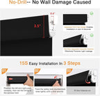 AOSKY No Drill Cordless Blackout Roller Shades - Image 4