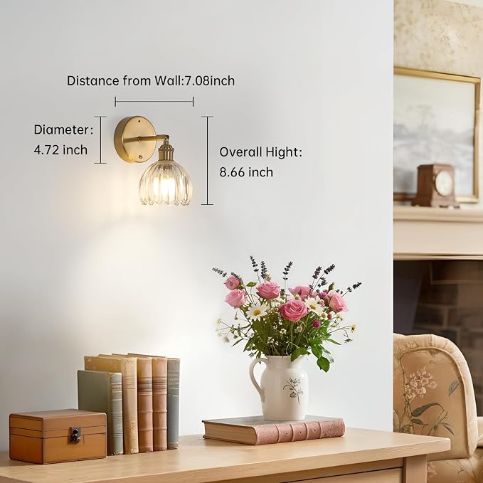 Shenmoyl Battery Operated Vintage Wall Sconces - Image 7