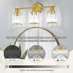 Crystal Bathroom Light Fixtures, Bathroom Lighting Fixtures Over Mirror - Image 8