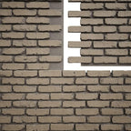 EverStone Aged Brick Faux Brick Panel, 46 7/8"W x 27"H x 1 1/4"D, Adobe Color - Image 9