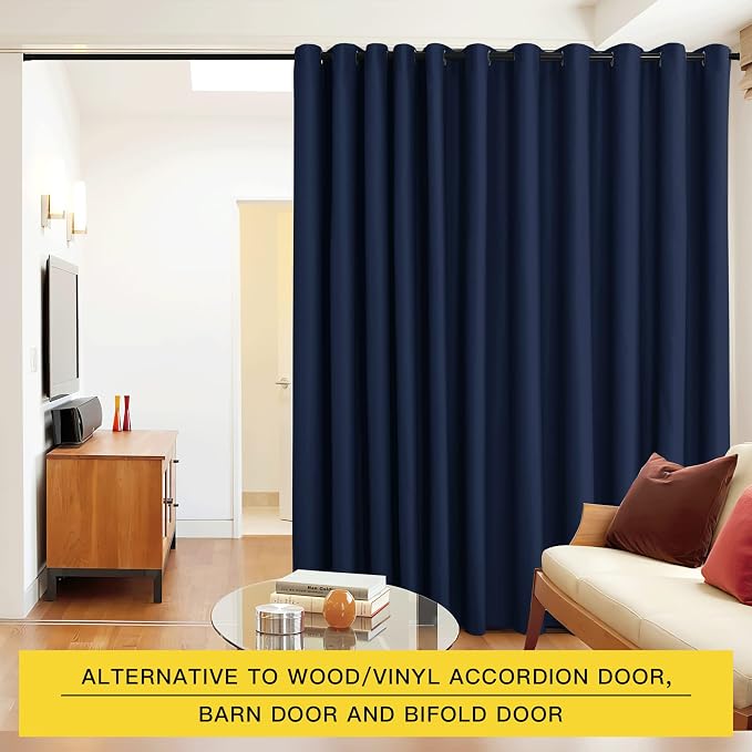NICETOWN Room Dividers Curtains Screens Partitions, Premium Heavyweight Laundry - Image 2